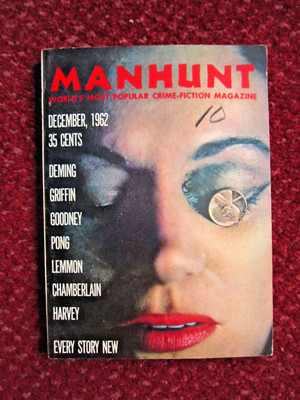Manhunt December 1962 Volume 10 #6 near mint