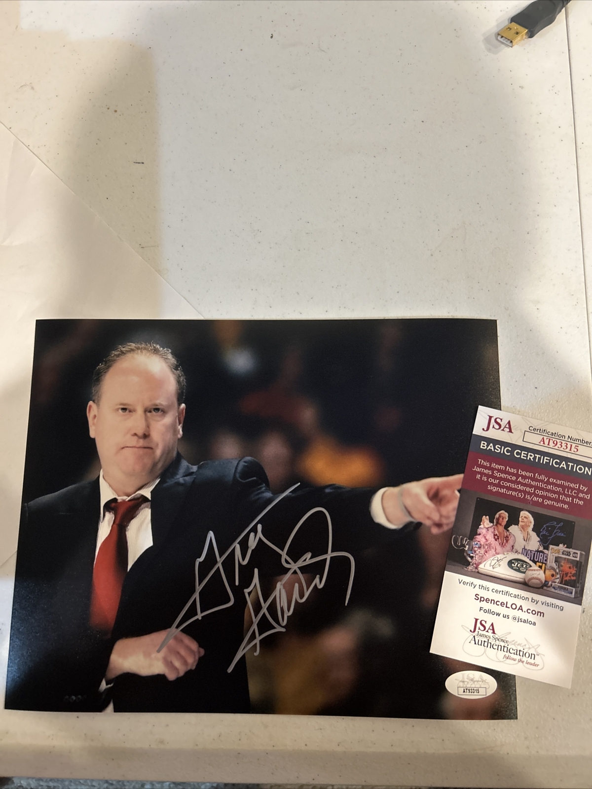 Greg Gard Autographed Signed Wisconsin Badgers - 8x10 PHOTO PICTURE JSA COA 