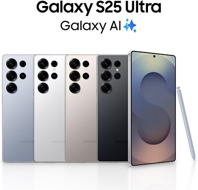 (FULLY UNLOCKED) Excellent! Samsung Galaxy S25 Ultra 256GB 6.9'' - All Colors