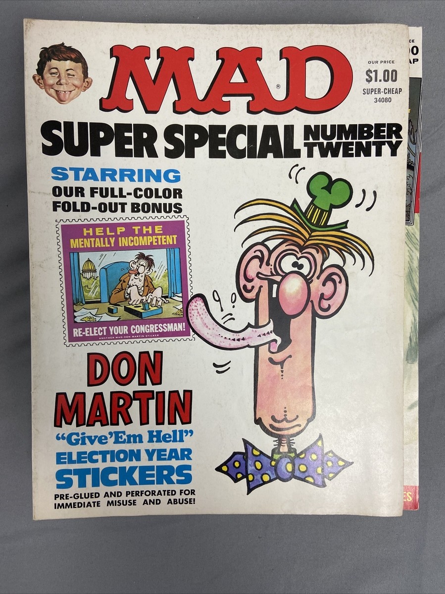 Vtg Mad Magazines 70s-80s Special Issues Numbers 6 8-11 19-24