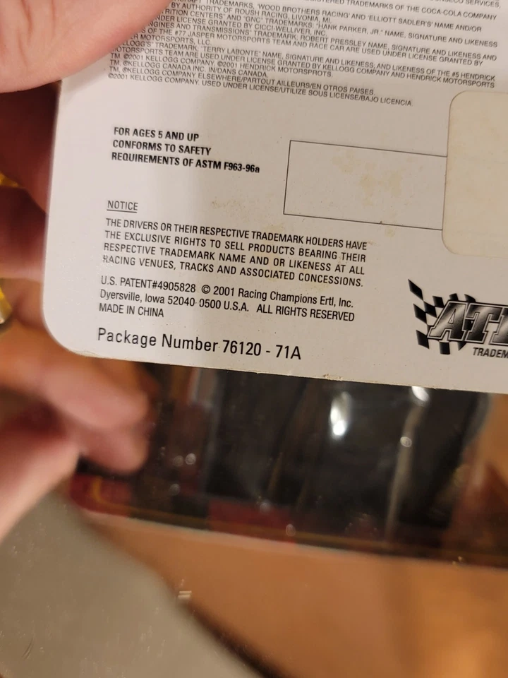 2001 Racing Champions Chase the Race Preview JIMMY SPENCER #26 RARE NON-SHREK ! - Image 3 of 3