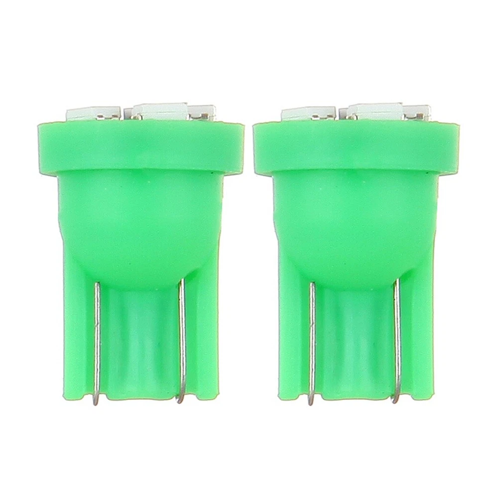 100x Green Wedge 6-3020SMD LED Bulb T10 194 168 921 Instrument Cluster Lights - Изображение 2 из 4