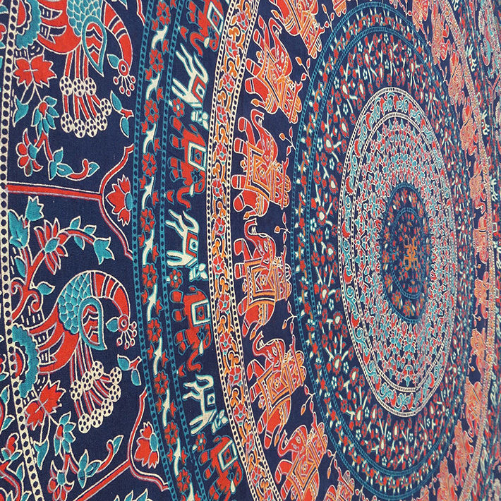 Twin Hippie Indian Tapestry Elephant Mandala Throw Wall Hanging Gypsy ...