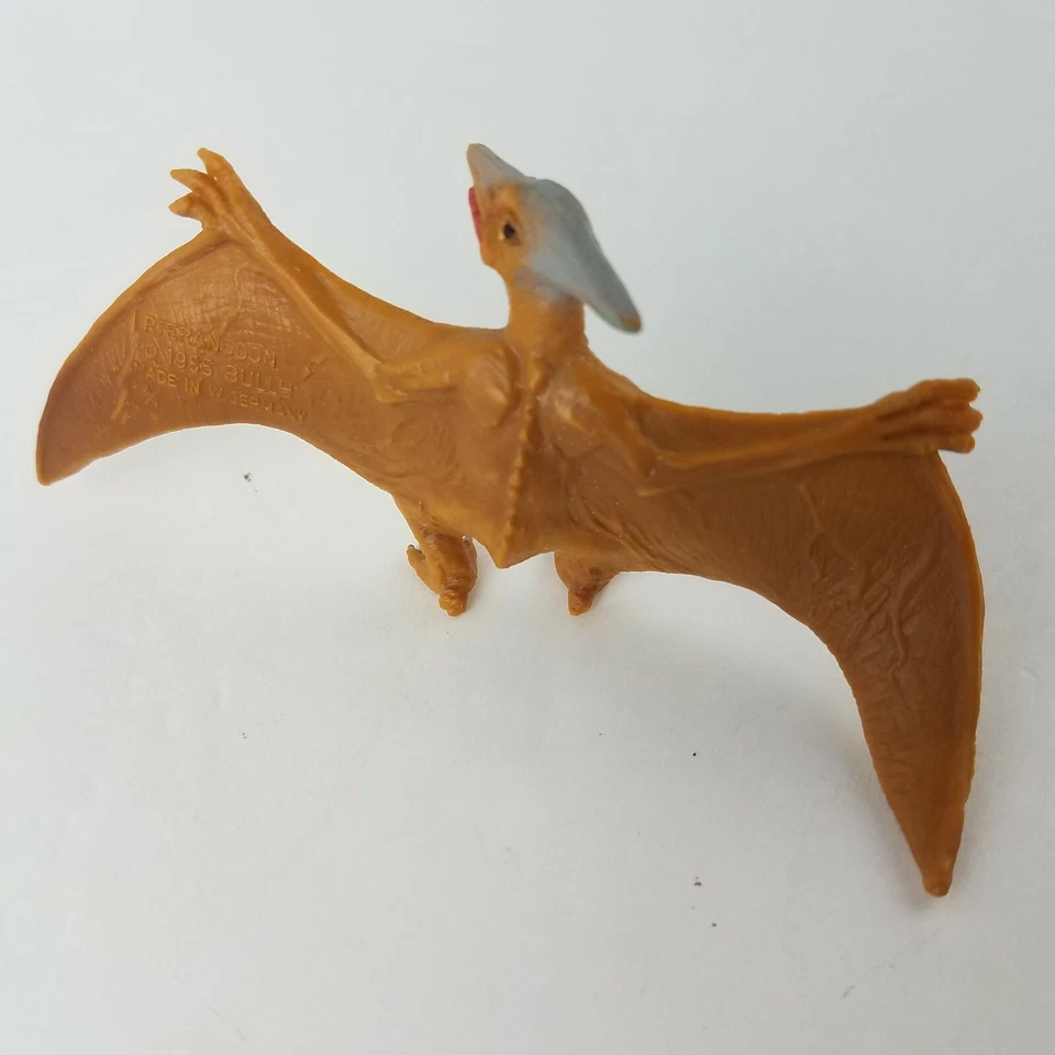 FIGURA PTERANODON PVC VINTAGE DE BULLY BULLYLAND HECHA EN ALEMANIA Dinosaurio 1985 Foto 3 de 4