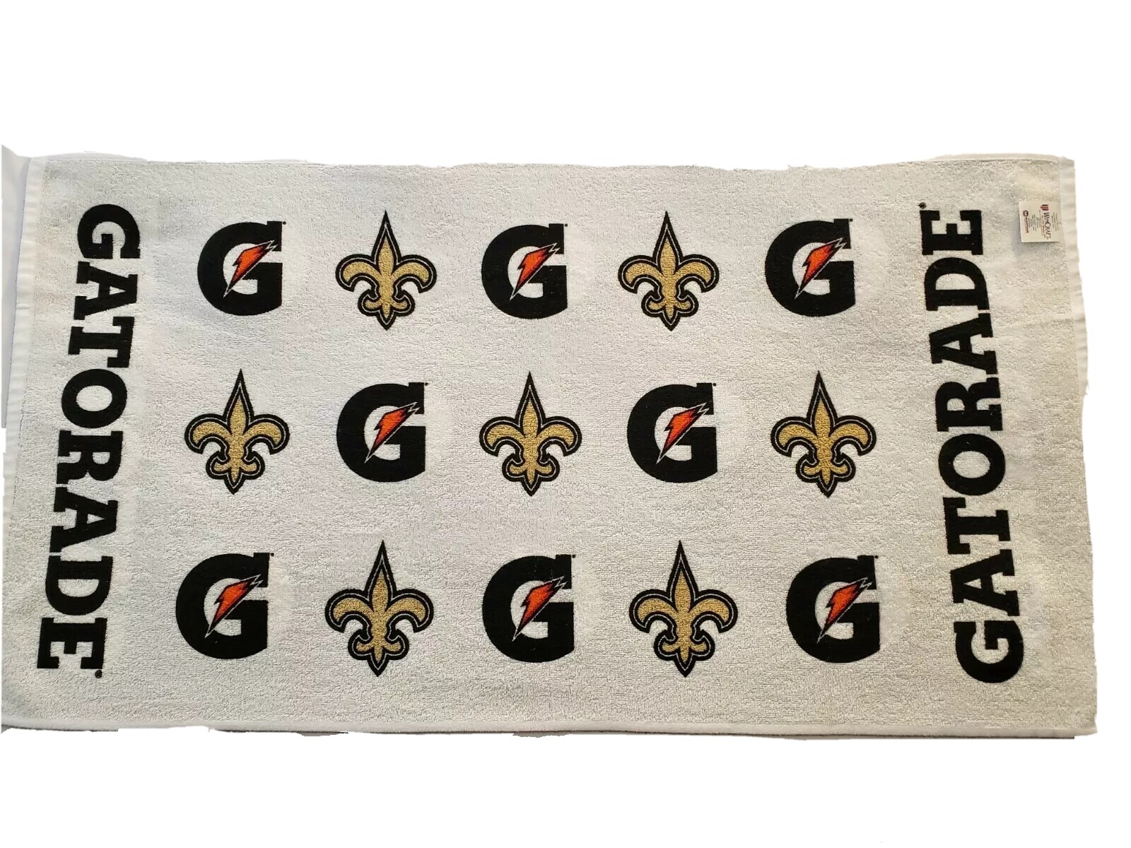 New Orleans Saints Gatorade Official NFL On Field Sideline Towel 40"x22