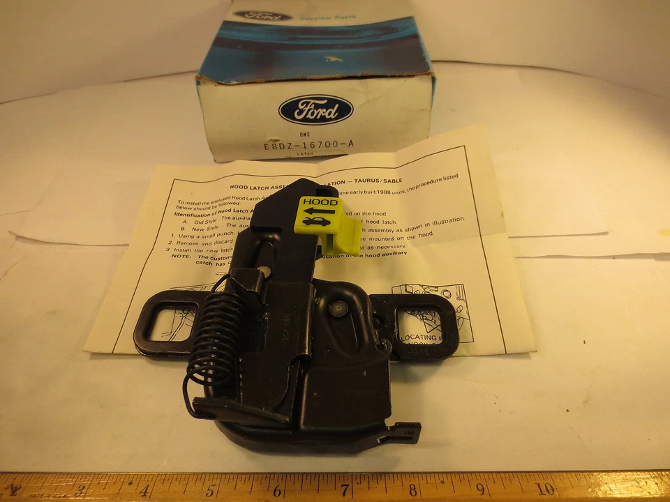 Ford 1986-1987 y principios de 1988 Taurus y Mercury Sable capó pestillo fácil envío gratuito Foto 4 de 4