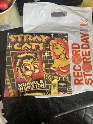 STRAY CATS 2LP RUMBLE IN BRIXTON RSD RED WHITE VINYL - NEW & SEALED
