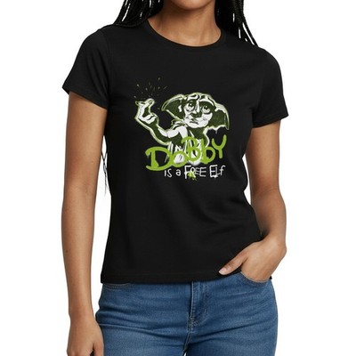 Harry Potter Spruch Dobby Ist Ein Freier Elf Frauen T-Shirt