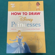 Disney: How to Draw Princesses: With step... by Walt Disney Paperback / softback