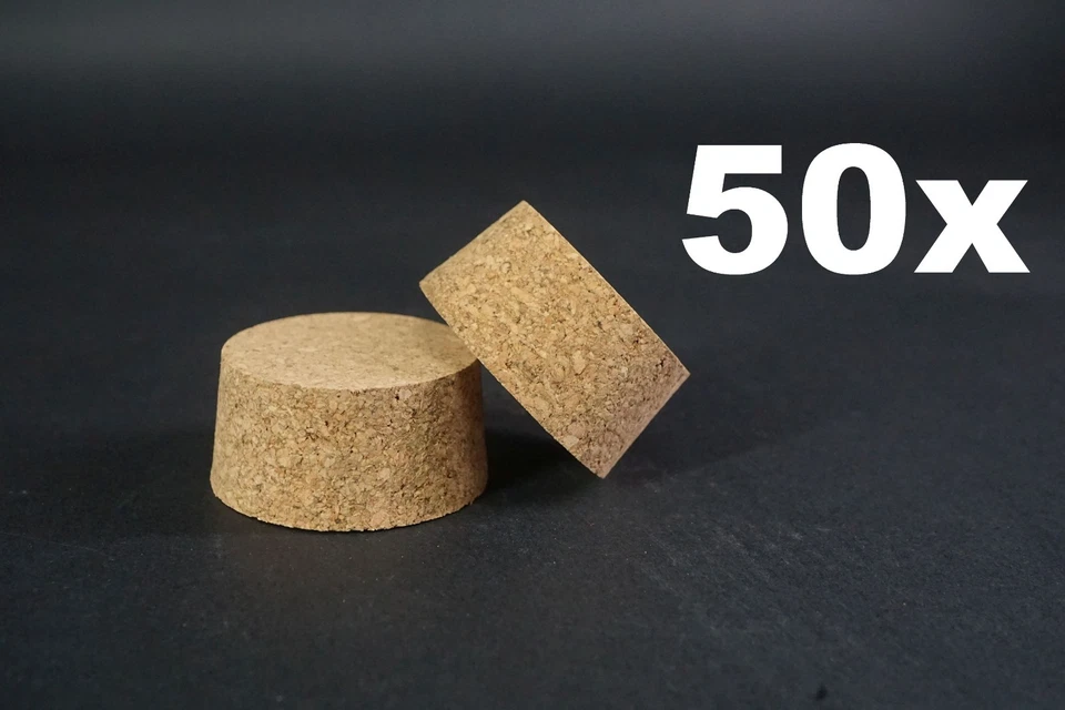 50x Verschluss-Korken für Kernloch-Bohrungen Kork ∅ 53 mm 50m Verschluss Stopfen - Bild 1 von 1