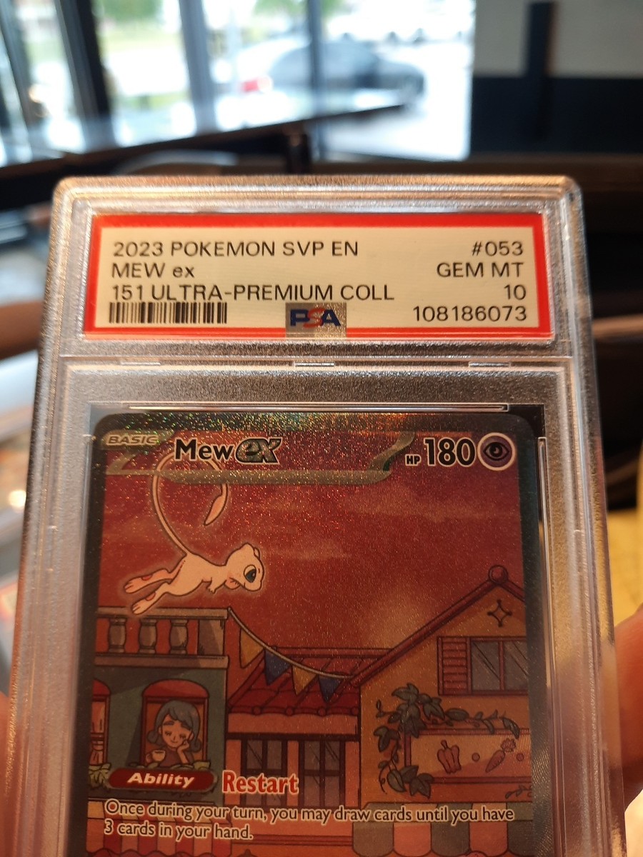 Mew Ex 151 Ultra Premium Collection Psa 10 Gem Mint 053 Scarlet