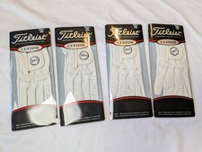  4 New Titleist Cabretta Custom Golf Gloves Women's RH Large