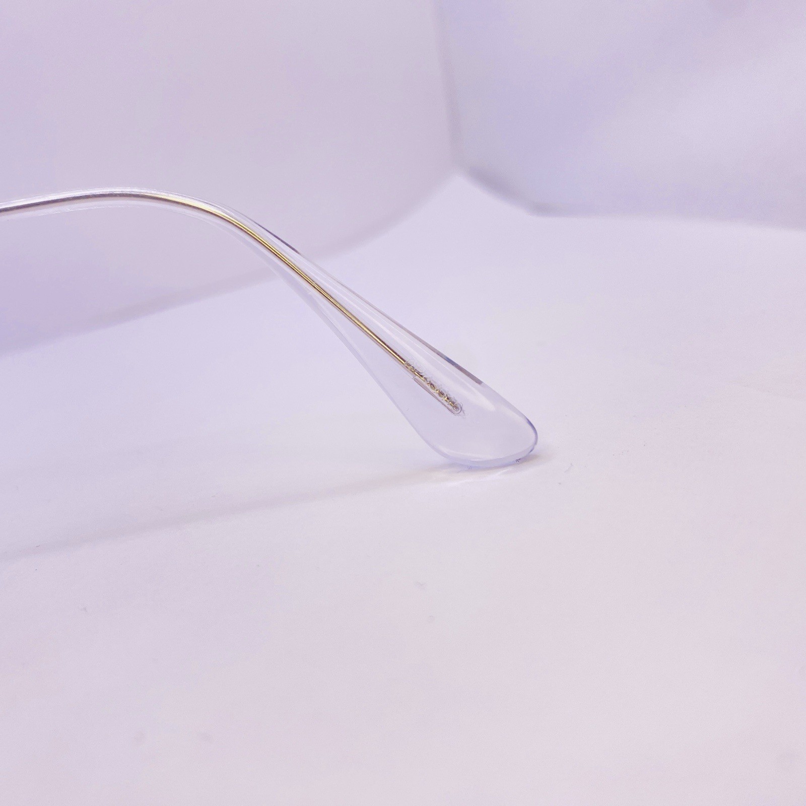 Prada Eyeglasses Frames VPR 59U 1BO-1O1 55 [] 17 145 Silver Black Authentic thumbnail 8