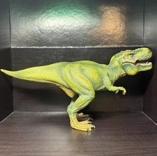 Schleich Tyrannosaurus Rex T Rex Figure Movable Jaw Green Dinosaur Toy 11" T-Rex