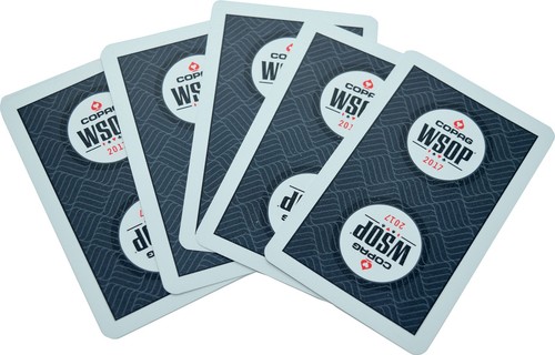 144 Used Black Decks WSOP 2017 Copag Plastic Playing Cards Bridge Size - Picture 2 of 3