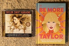Taylor Swift Fearless Karaoke 2 CD/DVD 2009 Big Machine with Be More Taylor Book
