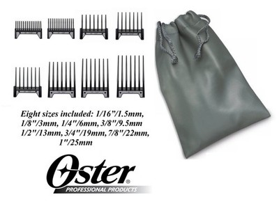 Oster 8pc Set Blade ATTACHMENT Guide Guard COMB for FAST FEED SPEED LINE CLIPPER
