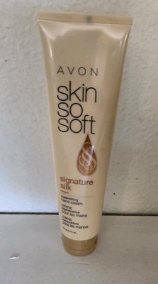 New Avon Skin So Soft Signature Silk Hand Cream 3.4 oz Full Size Old Formula