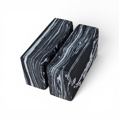 Yoga Block 2er/4/6/8/10 Set Pilates Meditation EVA Marmor Muster Urban Fitness