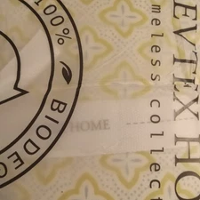 Levtex Home - Inaya Quilt - Euro Sham Set of 2 - Tile - Ochre and White - Quilt 