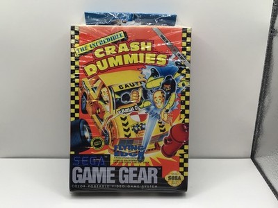 The Incredible Crash Dummies Sega Game Gear New Sealed has Sun Fading Seal Tear