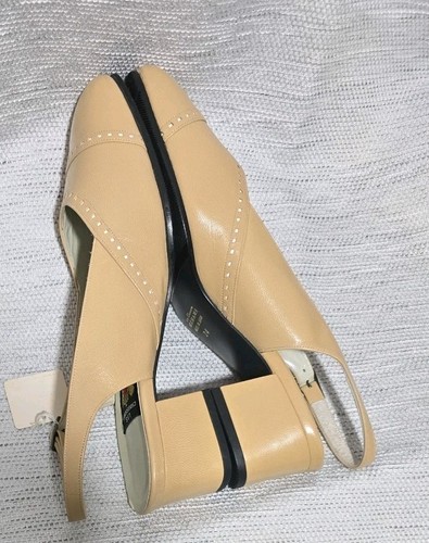 NWOB Les Chaussures MIHAMA Motomachi Yokohama Beige Flat Japan 24 US 6.5 ¥18,500 - Picture 11 of 21