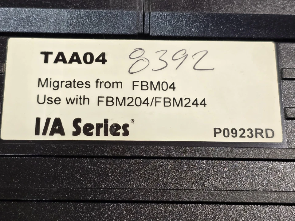 Invensys I/A Series TAA04 P0923RD Term ASSY Adapter - Image 3 of 4