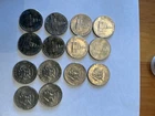 Kennedy Half Dollar Coins Lot 14 Coins Circulated See Description