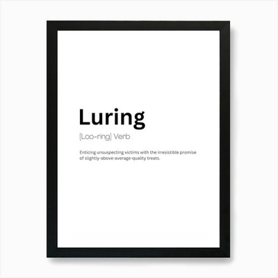 Lockende Definition Bedeutung Kunstdruck gerahmt Wandbild Poster Leinwanddruck Bild