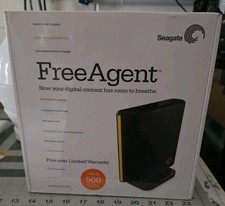 Seagate FreeAgent 500GB External HDD USB 2.0 Drive for PC & Mac