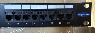 Patchfeld Patchpanel 24 Port Netzwerk LSA