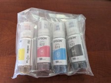 Genuine Epson 522 Ink Combo Pack for ET-2800 ET-2803-ET-4800-OEM-4PK