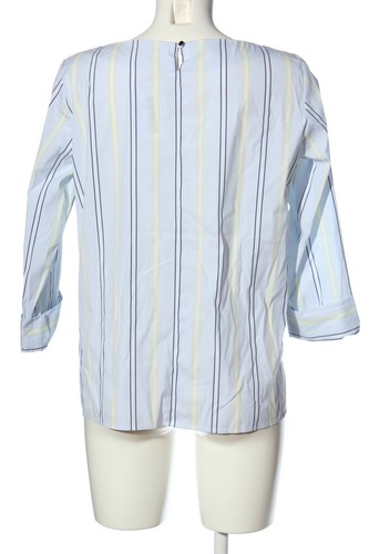 1863 BY ETERNA Blusa caída Mujeres Talla EU 38 azul-blanco-amarillo pálido - Imagen 2 de 5