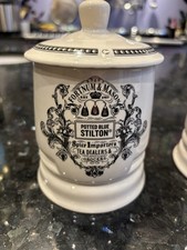 Fortnum & Mason Stilton Cheese Pot Ceramic 350g Empty, Lovely Decor, Perfect