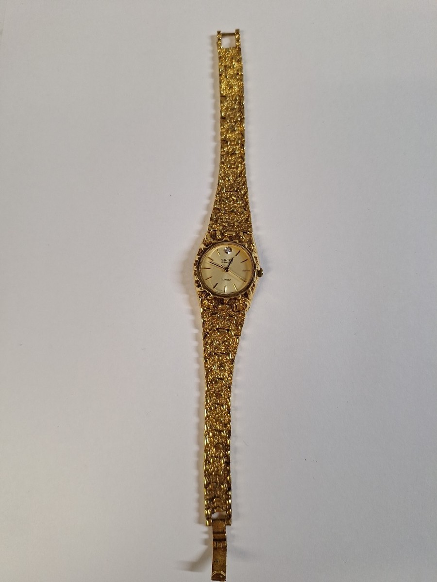 Vintage Gruen Precision Quartz Women’s Luxury Gold Watch Swiss Diamond rare Buy Gruen Diamond Precision Quartz Watch | Second Hand  main image 4