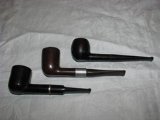 Group of Three VTG Tobacco Smoking Pipes ITALY