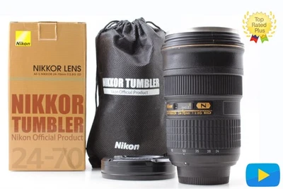 Mug de voyage [inutilisé / boîte] Nikon NIKKOR AF-S 24-70mm G ED authentique ... - Photo 1/4