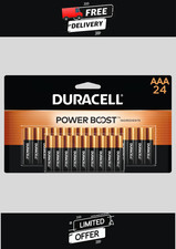 Duracell Coppertop AAA Batteries 24 Count with Power Boost Ingredients Alkaline