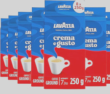 Lavazza, Crema e Gusto Classico, Ground Coffee, 8 Packs of 250g, Ideal for Moka 19.27 per kilo