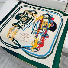 Hermes Brides de Gala Applique Pique shawl 140