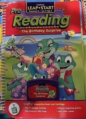 LeapFrog Leap Start Pre-Reading ''The Birthday Surprise'' Pre-K Book & Cartridge 