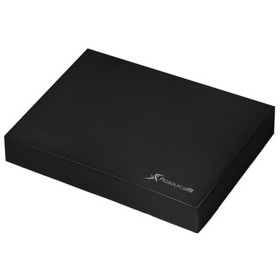 ProsourceFit Exercise Balance Pad   Non-Slip L - (15.5'' x 12.75''), Black