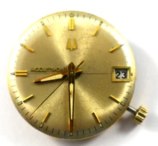 Vintage Accutron Tuning Fork 218D Wrist Watch Movement lot.v5