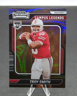 #ad #ad Troy Smith 2025 Panini NIL Ohio State SILVER SWIRL Campus Legends 199 $3.49