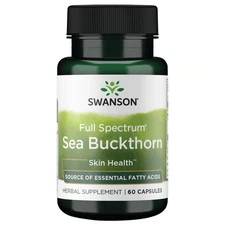 Swanson Full Spectrum Sea Buckthorn 400 mg 60 Capsules