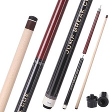 Heavy Hitter 3-Piece Jump Break Cue Stick 23oz Heavy Jump Break Pool Cue,58 inch
