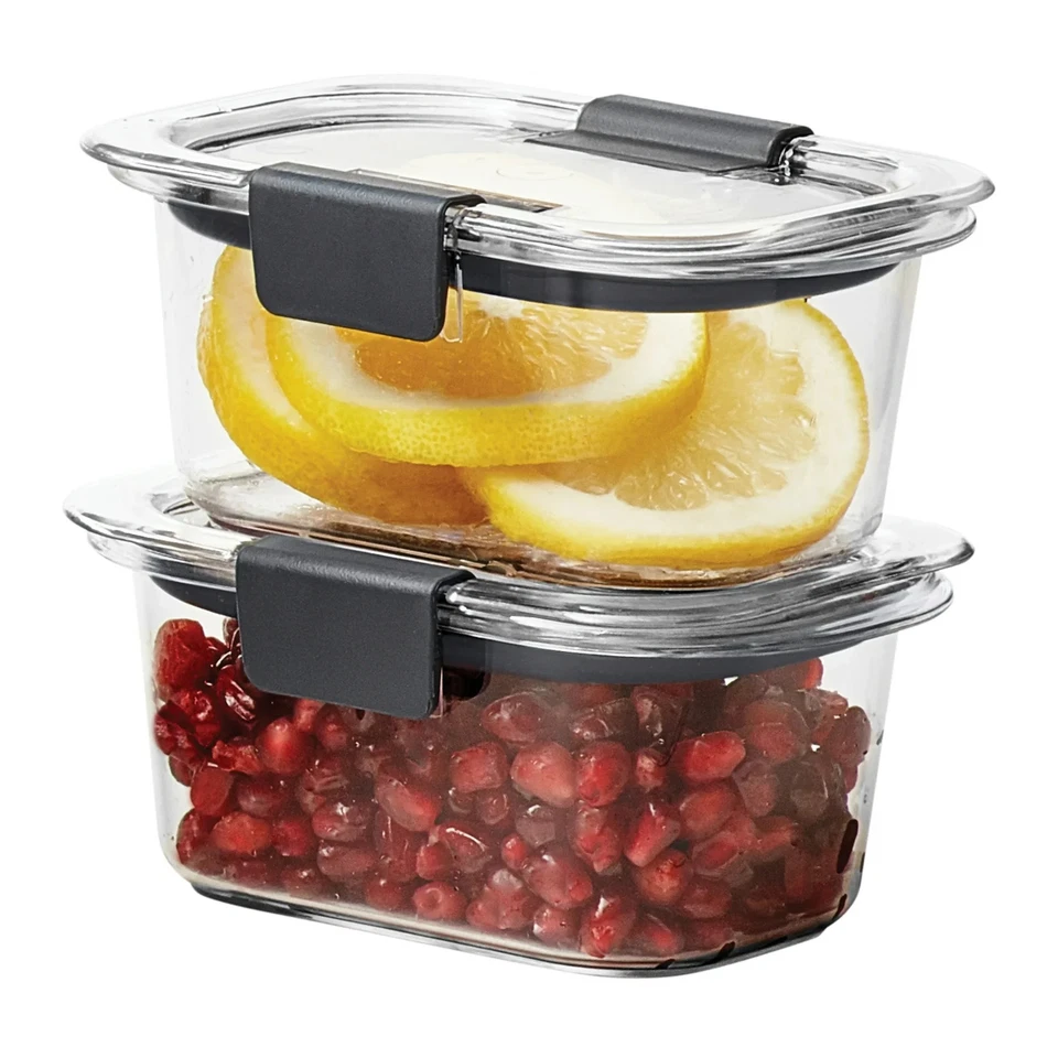 Rubbermaid Brilliance Food Storage Container, 18 Piece Set, Leak-Proof, BPA Free - Image 3 of 4