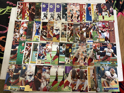 (85) Brian Mitchell Football Cards Base Lot Washington Redskins Collection
