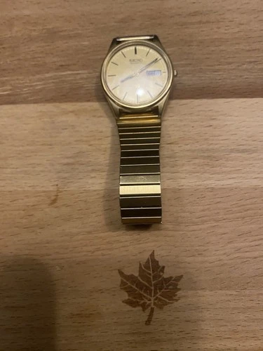 Seiko Men's Quartz Gold-Tone Watch