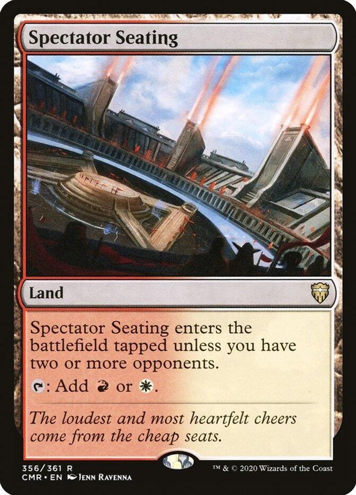 Spectator Seating, Commander Legends #356 Near Mint MTG R